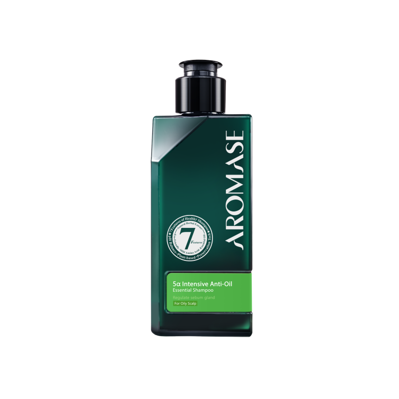 Себорегулювальний шампунь для жирної шкіри голови AROMASE 5α Intensive Anti-Oil Essential Shampoo, 90 ml